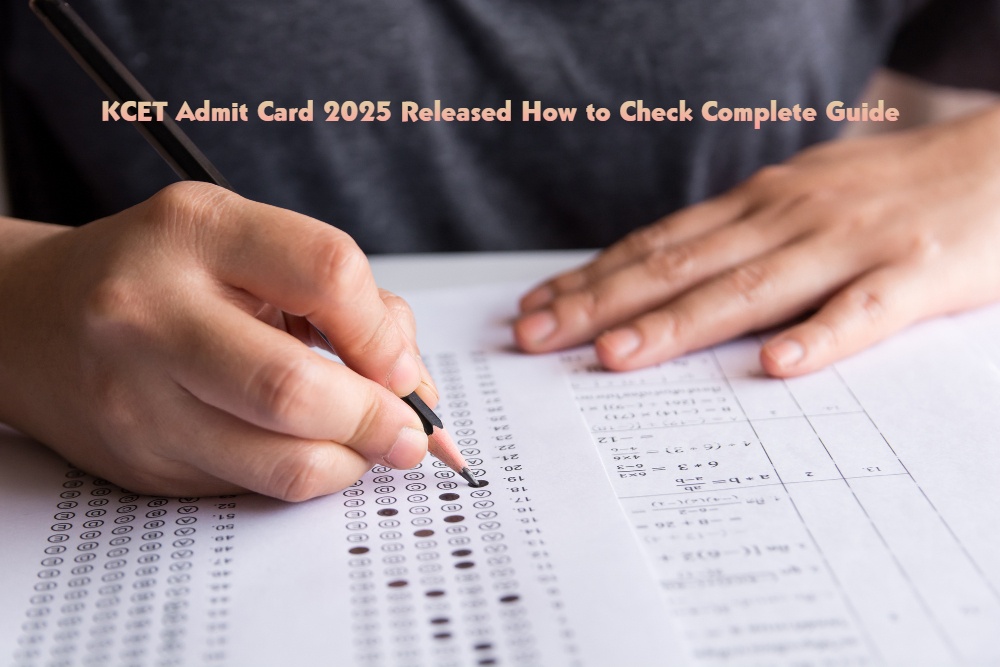 KCET Admit Card 2025 Released: How to Check - Blog Post