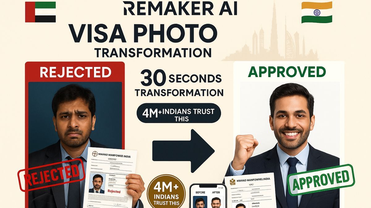 Use Remaker AI for Perfect Visa Photos